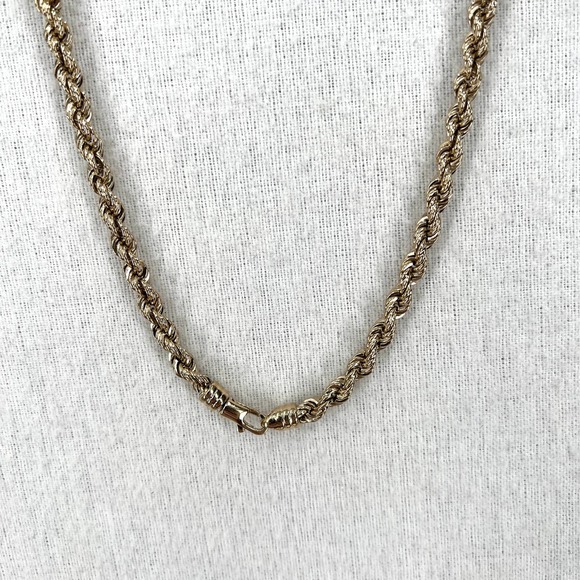 CHANEL 2010 Sweater Womens 34 Black Chain Details Open Cardigan Cotton Chunky - Picture 14 of 16